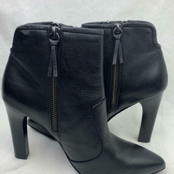 Pele Moda ankle zip detail leather booti… - Picture 5 of 8